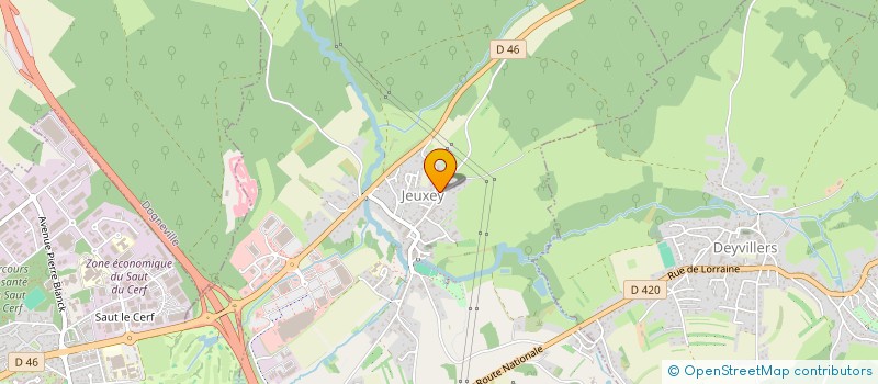 localisation de l'entreprise MONSIEUR ETIENNE JACQUET-PIERROULET  JEUXEY