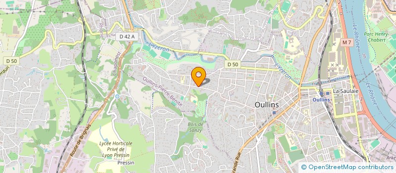 localisation de l'entreprise MONSIEUR ETIENNE JACQUIN  OULLINS-PIERRE-BENITE