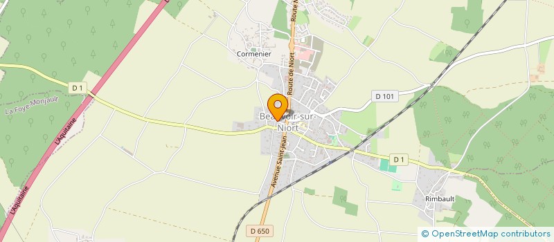 localisation de l'entreprise MONSIEUR ETIENNE JARRIAULT  BEAUVOIR-SUR-NIORT