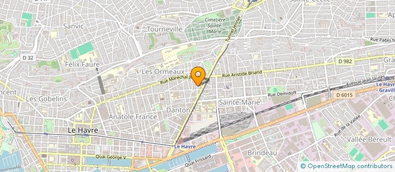 localisation de l'entreprise MONSIEUR ETIENNE JAUNET à LE HAVRE