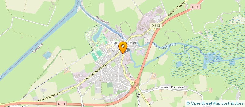 localisation de l'entreprise MONSIEUR ETIENNE JEANNE  ISIGNY-SUR-MER