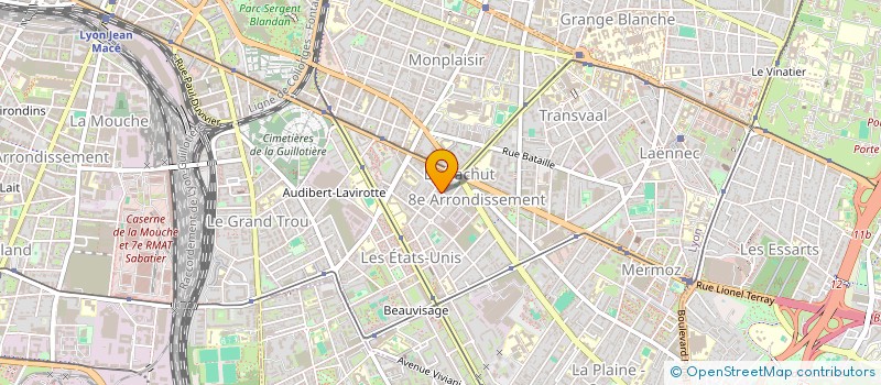 localisation de l'entreprise MONSIEUR ETIENNE JEANNIN  LYON