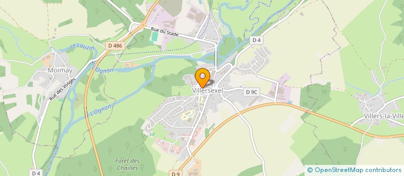 localisation de l'entreprise MONSIEUR ETIENNE JEANNINGROS  VILLERSEXEL