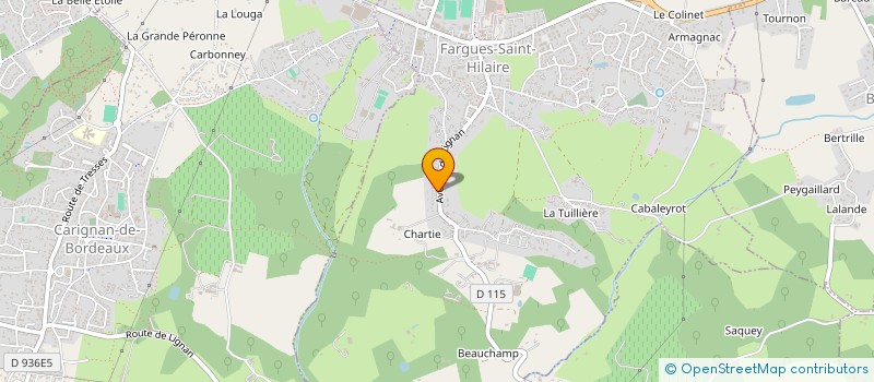 localisation de l'entreprise MONSIEUR ETIENNE JENCK  FARGUES-SAINT-HILAIRE