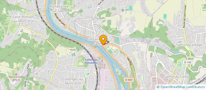 localisation de l'entreprise MONSIEUR ETIENNE JOUBERT  FONTAINES-SUR-SAONE