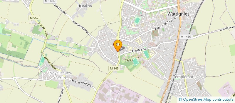 localisation de l'entreprise MONSIEUR ETIENNE JOZEAU  WATTIGNIES