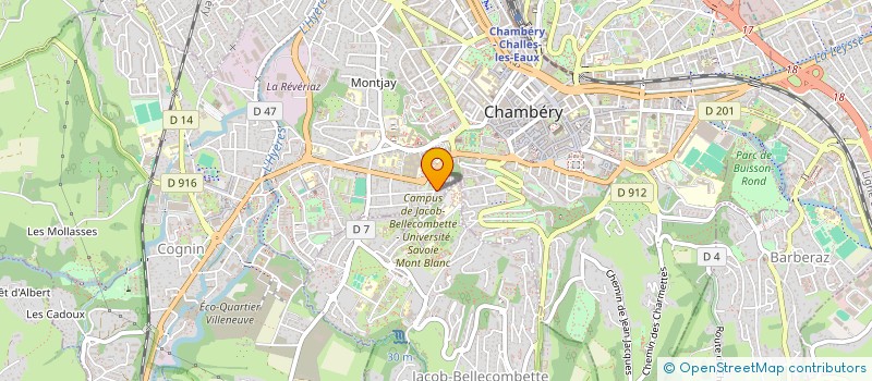 localisation de l'entreprise MONSIEUR ETIENNE JUGNET  CHAMBERY