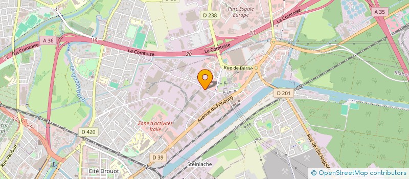 localisation de l'entreprise MONSIEUR ETIENNE KOPP  ILLZACH