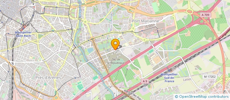 localisation de l'entreprise MONSIEUR ETIENNE KUSEL à MONTPELLIER