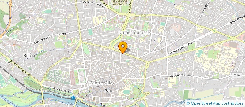 localisation de l'entreprise MONSIEUR ETIENNE LABAT à PAU