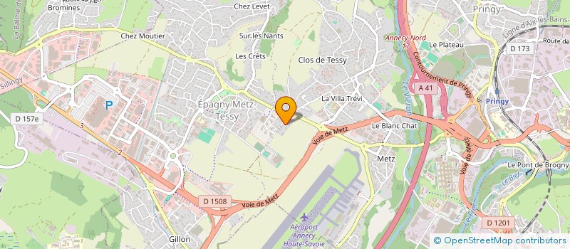 localisation de l'entreprise MONSIEUR ETIENNE LABORIE  EPAGNY METZ-TESSY