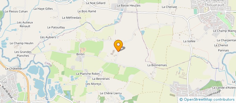 localisation de l'entreprise MONSIEUR ETIENNE LABUSSIERE à CINTRE