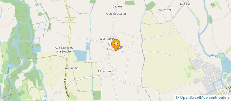 localisation de l'entreprise MONSIEUR ETIENNE LAFFONT à JU-BELLOC