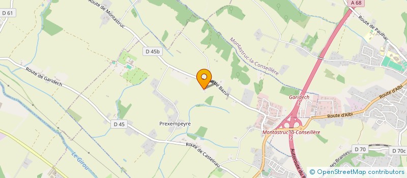 localisation de l'entreprise MONSIEUR ETIENNE LAFFONT  GARIDECH