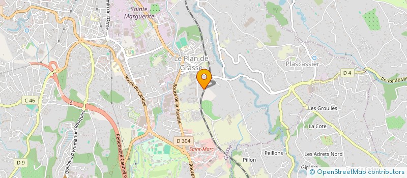 localisation de l'entreprise MONSIEUR ETIENNE LAFLEUR  GRASSE