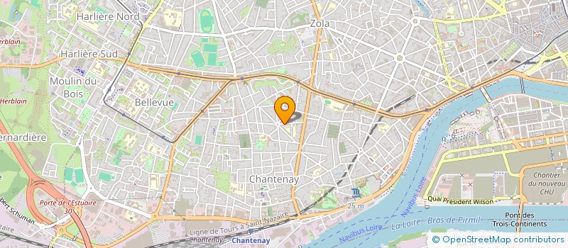 localisation de l'entreprise MONSIEUR ETIENNE LAFON à NANTES