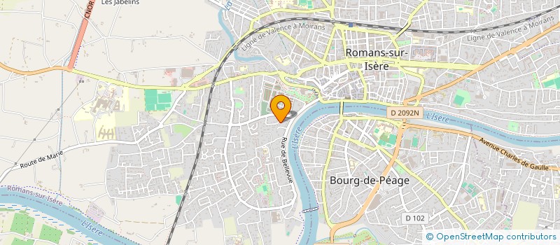 localisation de l'entreprise MONSIEUR ETIENNE LAGARDE  ROMANS-SUR-ISERE