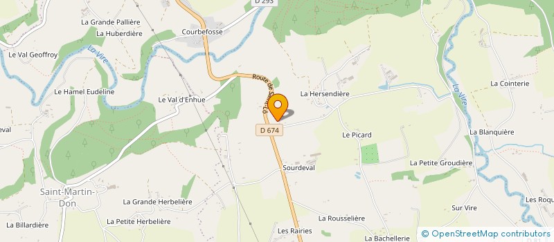 localisation de l'entreprise MONSIEUR ETIENNE LAIRD  SOULEUVRE EN BOCAGE