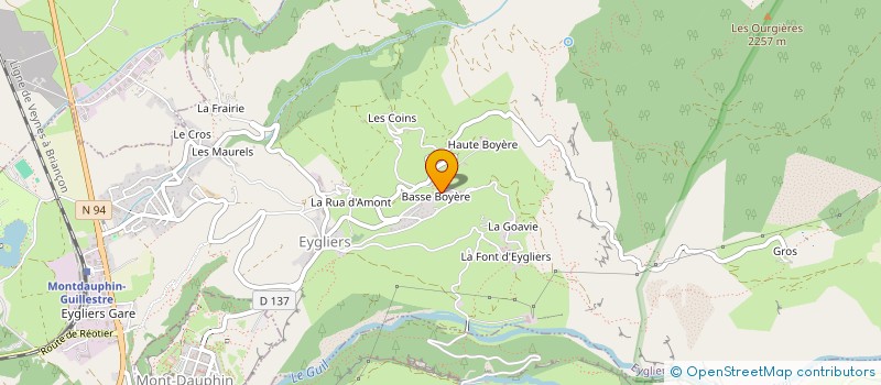 localisation de l'entreprise MONSIEUR ETIENNE LANG  EYGLIERS