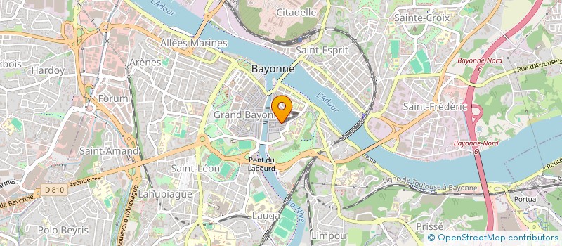 localisation de l'entreprise MONSIEUR ETIENNE LANGLAIS à BAYONNE