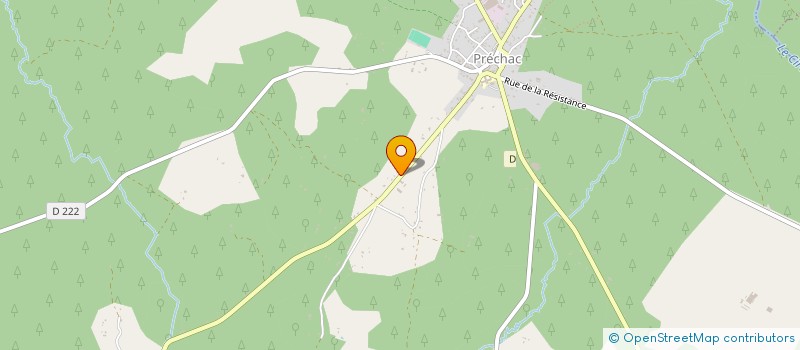 localisation de l'entreprise MONSIEUR ETIENNE LANZERAY  VILLANDRAUT