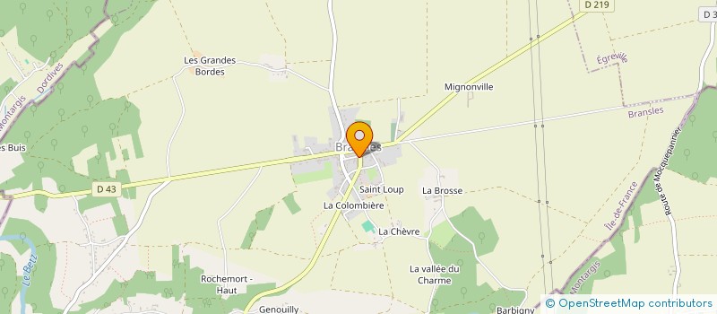 localisation de l'entreprise MONSIEUR ETIENNE LAPOTRE  BRANSLES