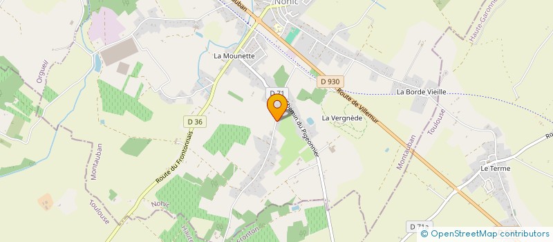 localisation de l'entreprise MONSIEUR ETIENNE LAPOULE  NOHIC