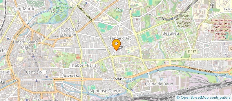 localisation de l'entreprise MONSIEUR ETIENNE LARDEUR à RENNES