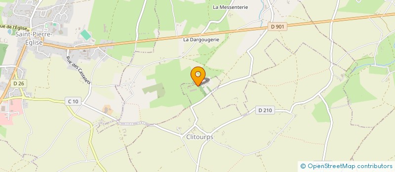 localisation de l'entreprise MONSIEUR ETIENNE LARONCHE  CLITOURPS