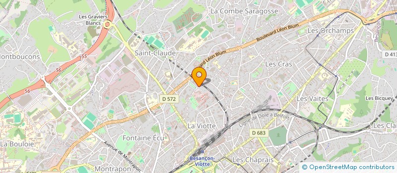 localisation de l'entreprise MONSIEUR ETIENNE LAURENT à BESANCON