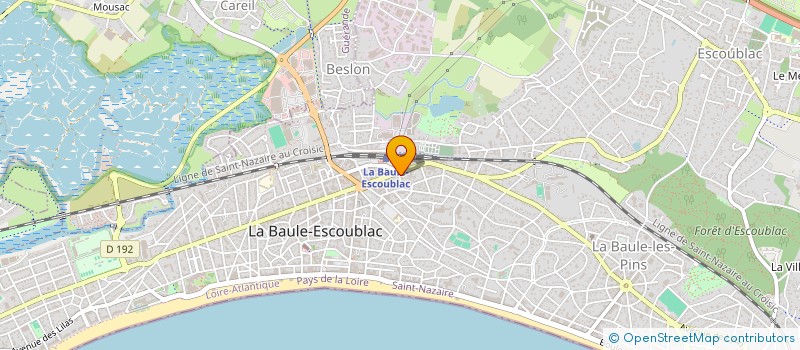 localisation de l'entreprise MONSIEUR ETIENNE LE BRETON à LA BAULE-ESCOUBLAC