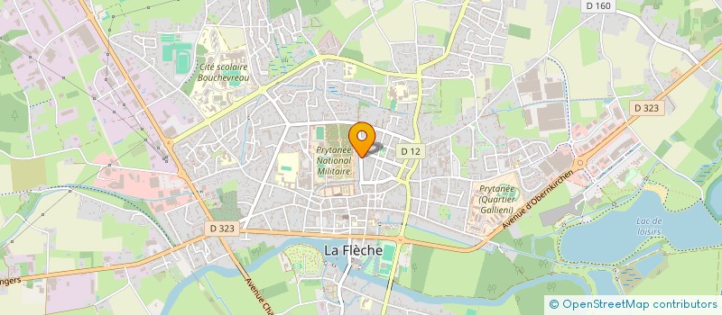 localisation de l'entreprise MONSIEUR ETIENNE LE GALL à LA FLECHE