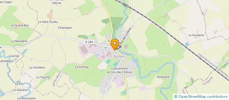 localisation de l'entreprise MONSIEUR ETIENNE LEBON  VAL-DU-MAINE