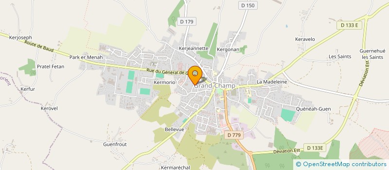 localisation de l'entreprise MONSIEUR ETIENNE LEBORGNE  GRAND-CHAMP