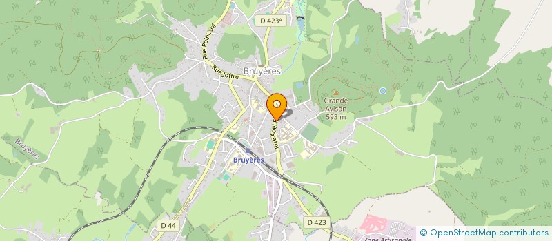 localisation de l'entreprise MONSIEUR ETIENNE LECOMTE  BRUYERES