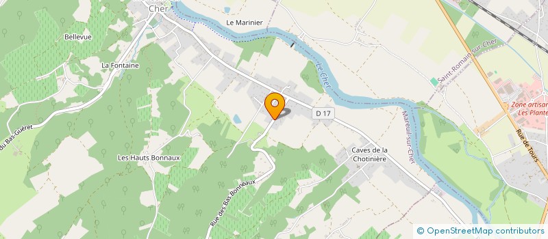 localisation de l'entreprise MONSIEUR ETIENNE LEDYS  MAREUIL-SUR-CHER