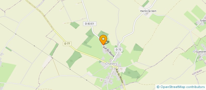 localisation de l'entreprise MONSIEUR ETIENNE LEFEVRE  CHELERS