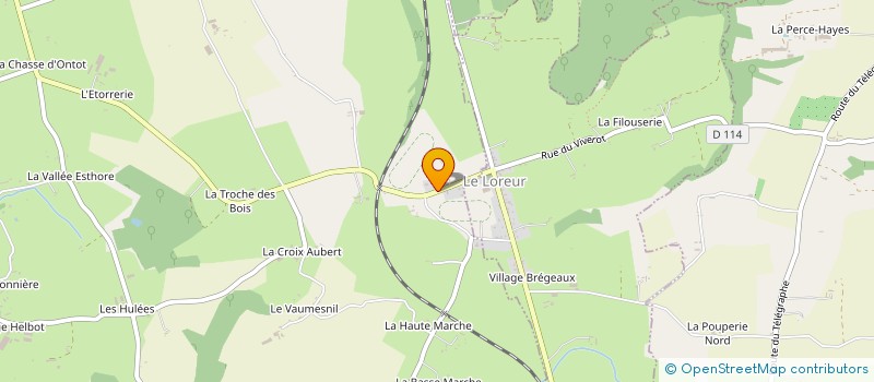 localisation de l'entreprise MONSIEUR ETIENNE LEFRANC  HUDIMESNIL