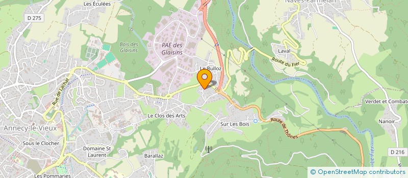 localisation de l'entreprise MONSIEUR ETIENNE LEGENDRE à ANNECY