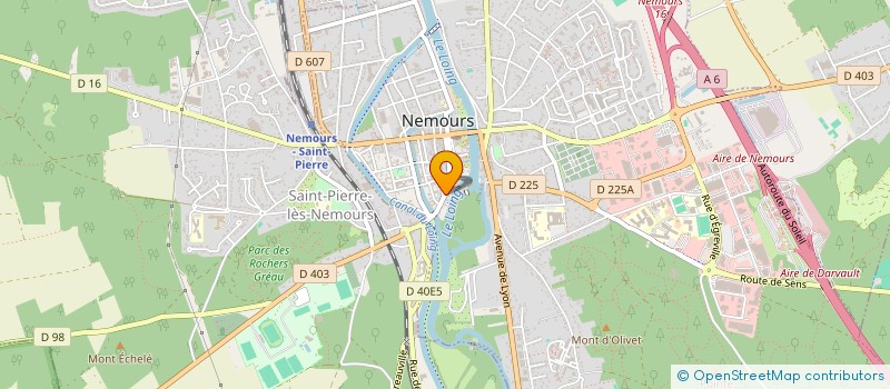 localisation de l'entreprise MONSIEUR ETIENNE LENFANT à NEMOURS