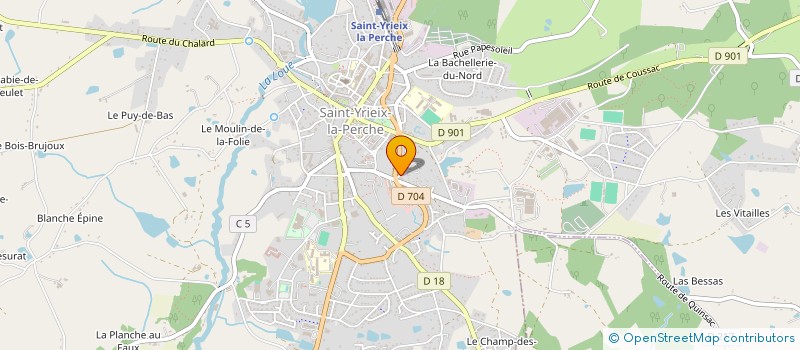 localisation de l'entreprise MONSIEUR ETIENNE LENNUYEUX VERGIER  SAINT-YRIEIX-LA-PERCHE