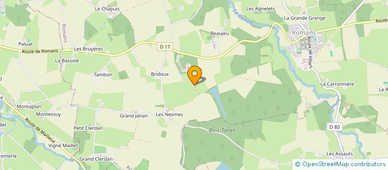 localisation de l'entreprise MONSIEUR ETIENNE LESPINASSE  ROMANS