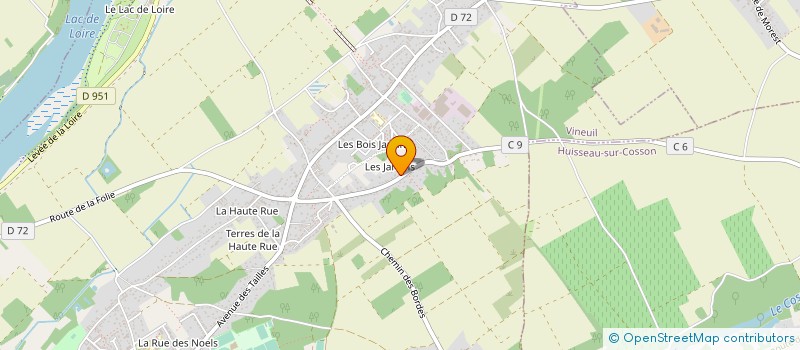 localisation de l'entreprise MONSIEUR ETIENNE LETURGEON  VINEUIL