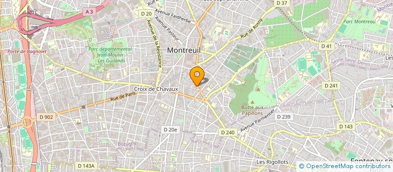 localisation de l'entreprise MONSIEUR ETIENNE LHEUREUX à MONTREUIL