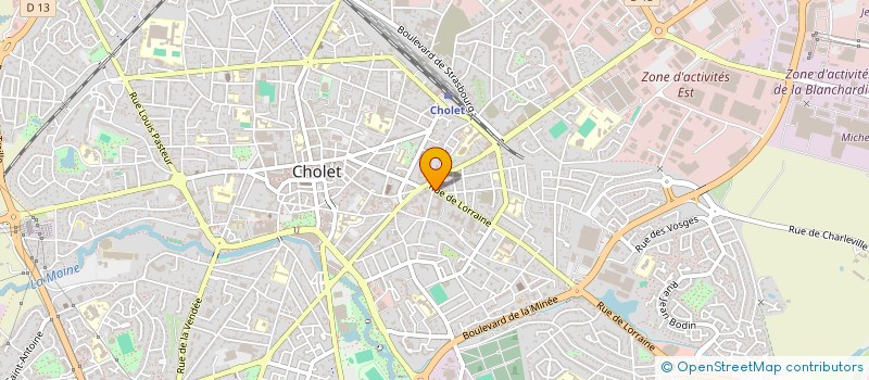 localisation de l'entreprise MONSIEUR ETIENNE LIZAMBARD à CHOLET