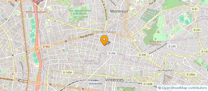 localisation de l'entreprise MONSIEUR ETIENNE LOBELSON à MONTREUIL