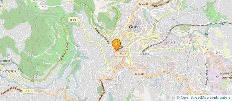 localisation de l'entreprise MONSIEUR ETIENNE-LOICK FAURE  GRASSE