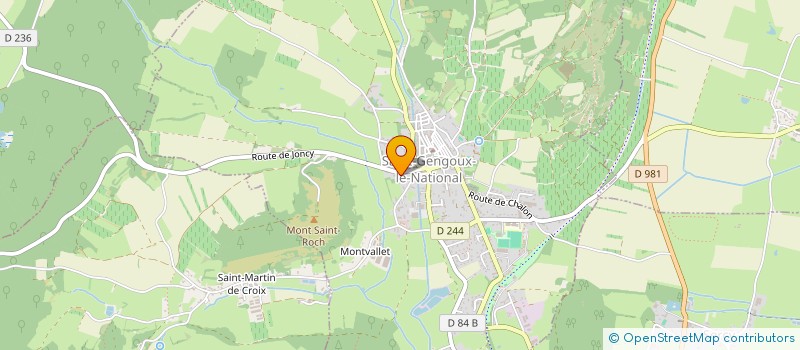 localisation de l'entreprise MONSIEUR ETIENNE LONGUEVILLE à SAINT-GENGOUX-LE-NATIONAL