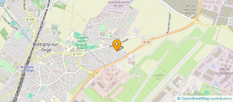 localisation de l'entreprise MONSIEUR ETIENNE LUCCHI  LE PLESSIS-PATE