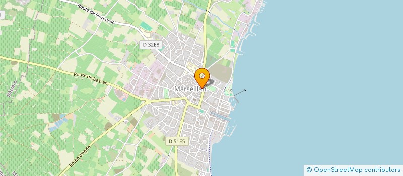 localisation de l'entreprise MONSIEUR ETIENNE LUNA à MARSEILLAN